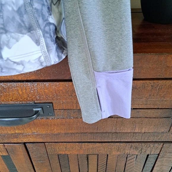 Mondetta Active Jacket Full Zip Stretch Performance Top Medium Grey Purple - Picture 7 of 13